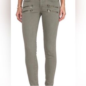 Army Green Paige jeans size 24 style “Edgemont”